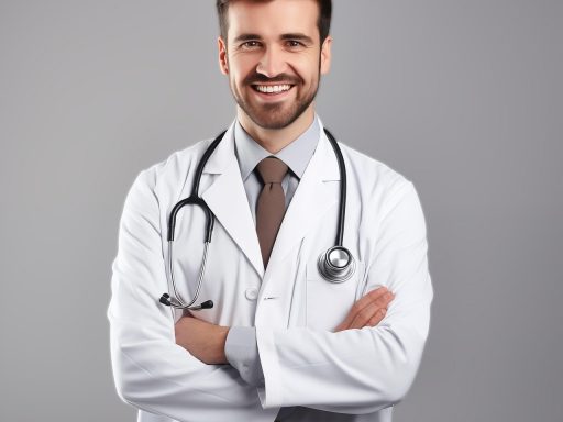 Man in gesprek met een arts over gezondheidsklachten
